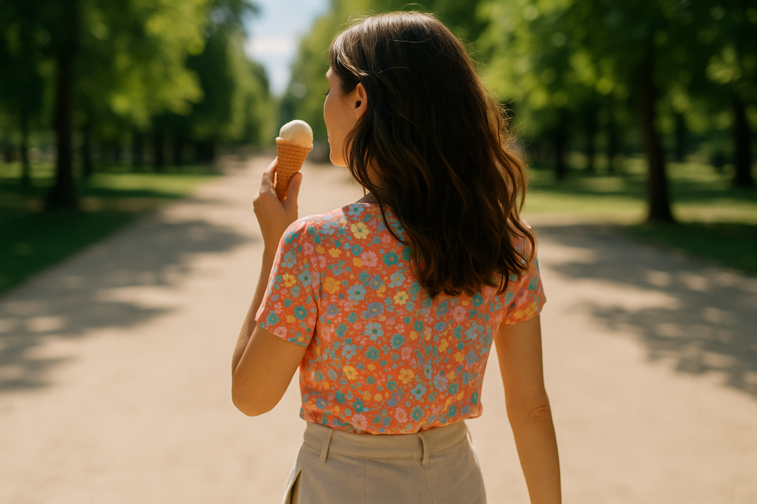 Bannière Printemps-Été Femme - Scène de Vie