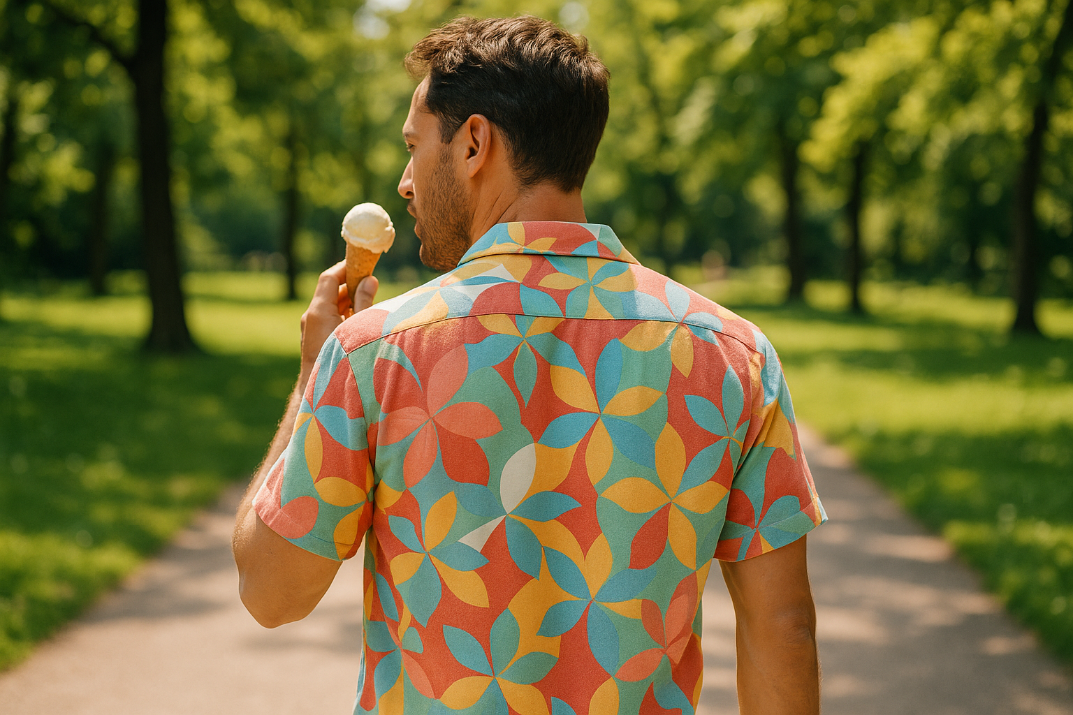 Bannière Printemps-Été Homme - Scène de Vie