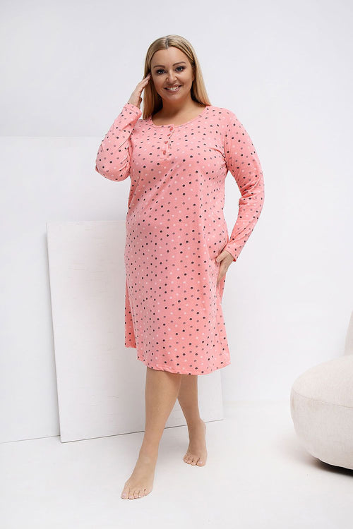  Chemise de nuit Plus Size model 223301 Forever Pink 