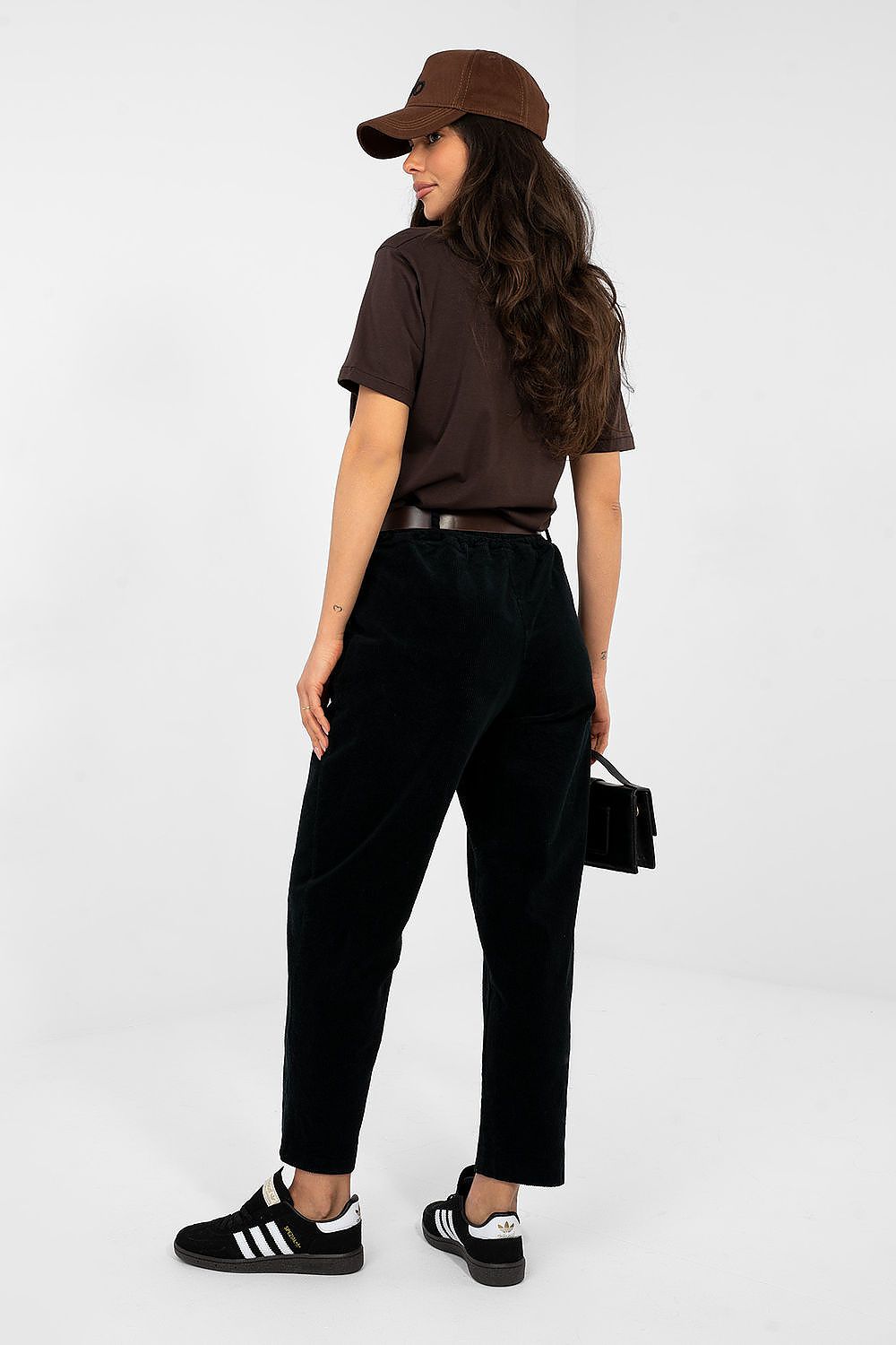  Pantalon en velours côtelé model 224056 Italy Moda 